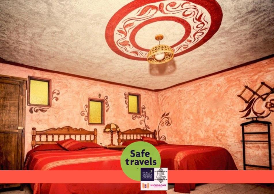 Tlalpujahua de Rayón Hotel Del Carmen מראה חיצוני תמונה